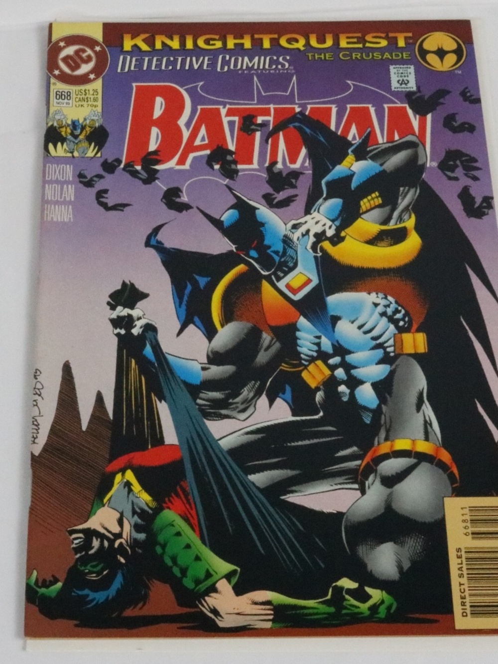 Detective Comics #668 (Nov 1993) — "Knightquest: The Crusade" begins,